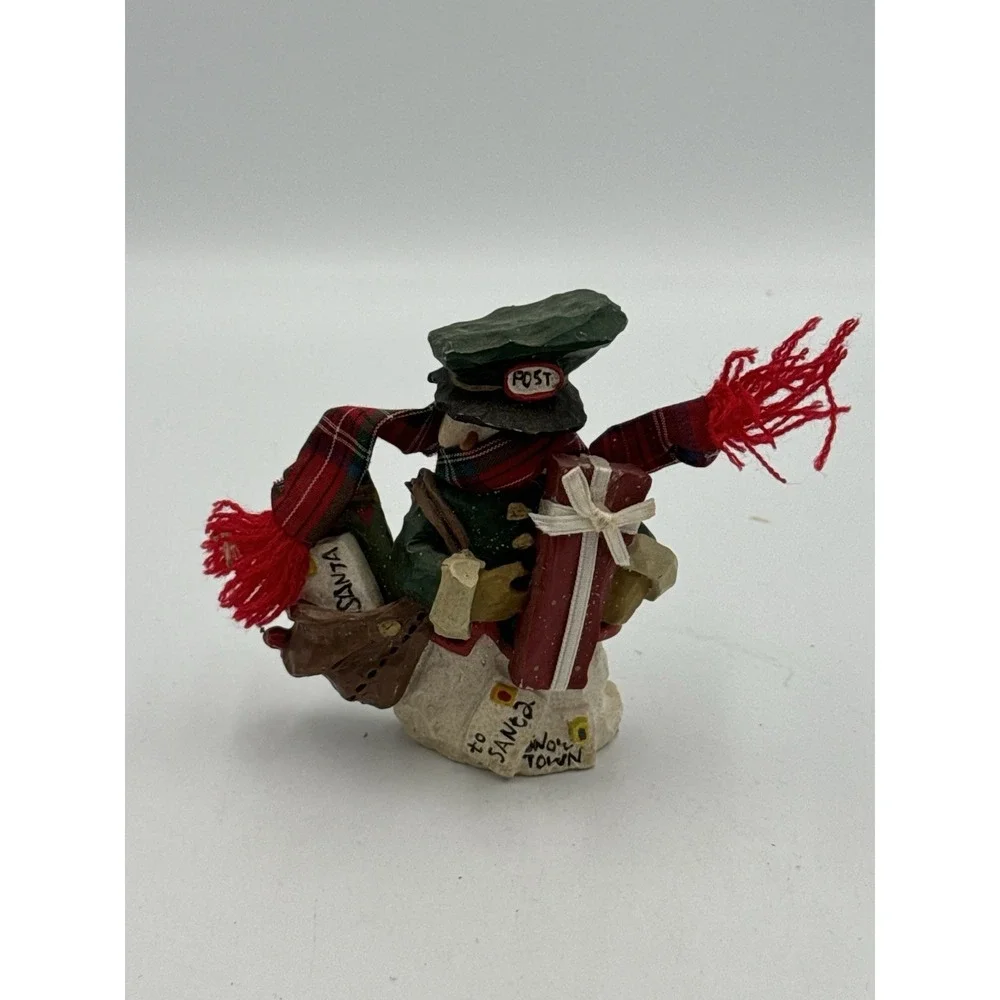 Kurt S Adler Snowtown  Series-  Postman -  Christmas Village Figure